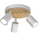 Lampa reflektorowa biała nowoczesna metal do salonu regulowana Luminex
