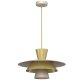 Lampa wisząca złota nowoczesna metalowa do salonu Luminex