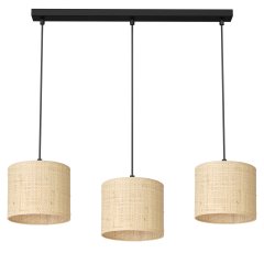Potrójna lampa wisząca na listwie RATTAN 5281 Luminex