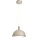 Lampa wisząca beżowa nowoczesna metalowa do salonu Luminex
