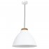 Biała metalowa lampa wisząca SKAL 9189 Luminex