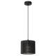 Lampa wisząca czarna loft shade metalowa industrialna regulowana Luminex