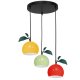 Lampa wisząca nowoczesna wielokolorowa metalowa regulowana do salonu Luminex