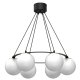 Lampa wisząca nowoczesna czarno złota metalowa do salonu Luminex