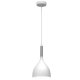 Lampa wisząca nowoczesna biała metalowa do salonu Luminex