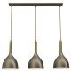 Lampa wisząca złota nowoczesna metal do salonu regulowana Luminex